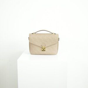 Louis Vuitton Epreinte Pochette Metis Tourterelle Handbag